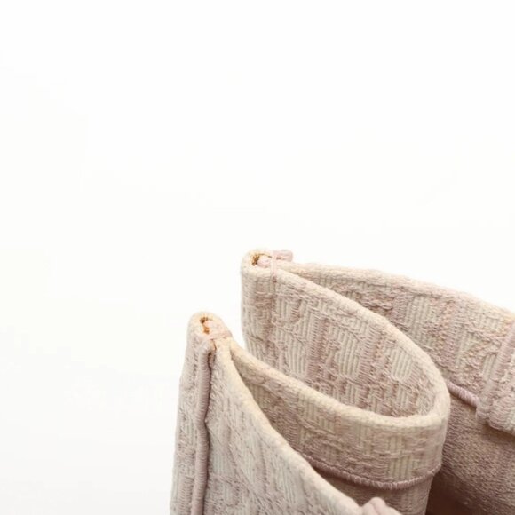 Christian Dior Oblique Book Tote Medium Canvas Bag Pink - Picture 10 of 10